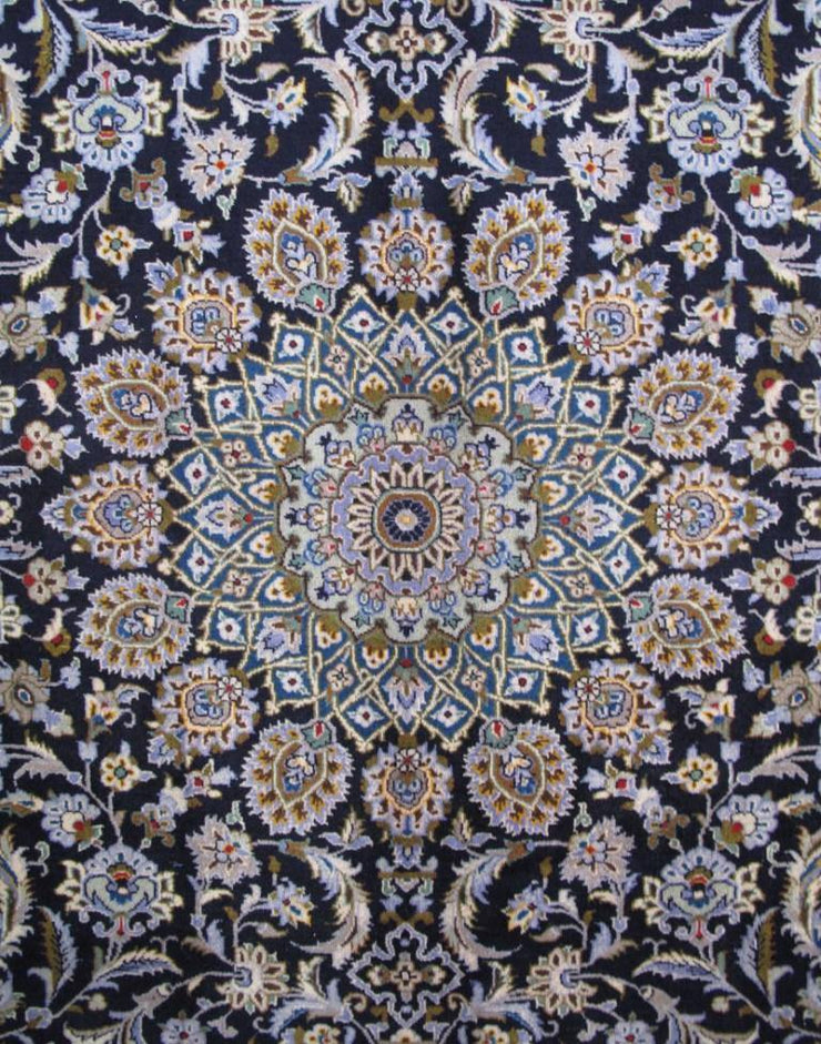 11x14 Authentic Hand-knotted Persian Signed Kashan Rug - Iran - bestrugplace