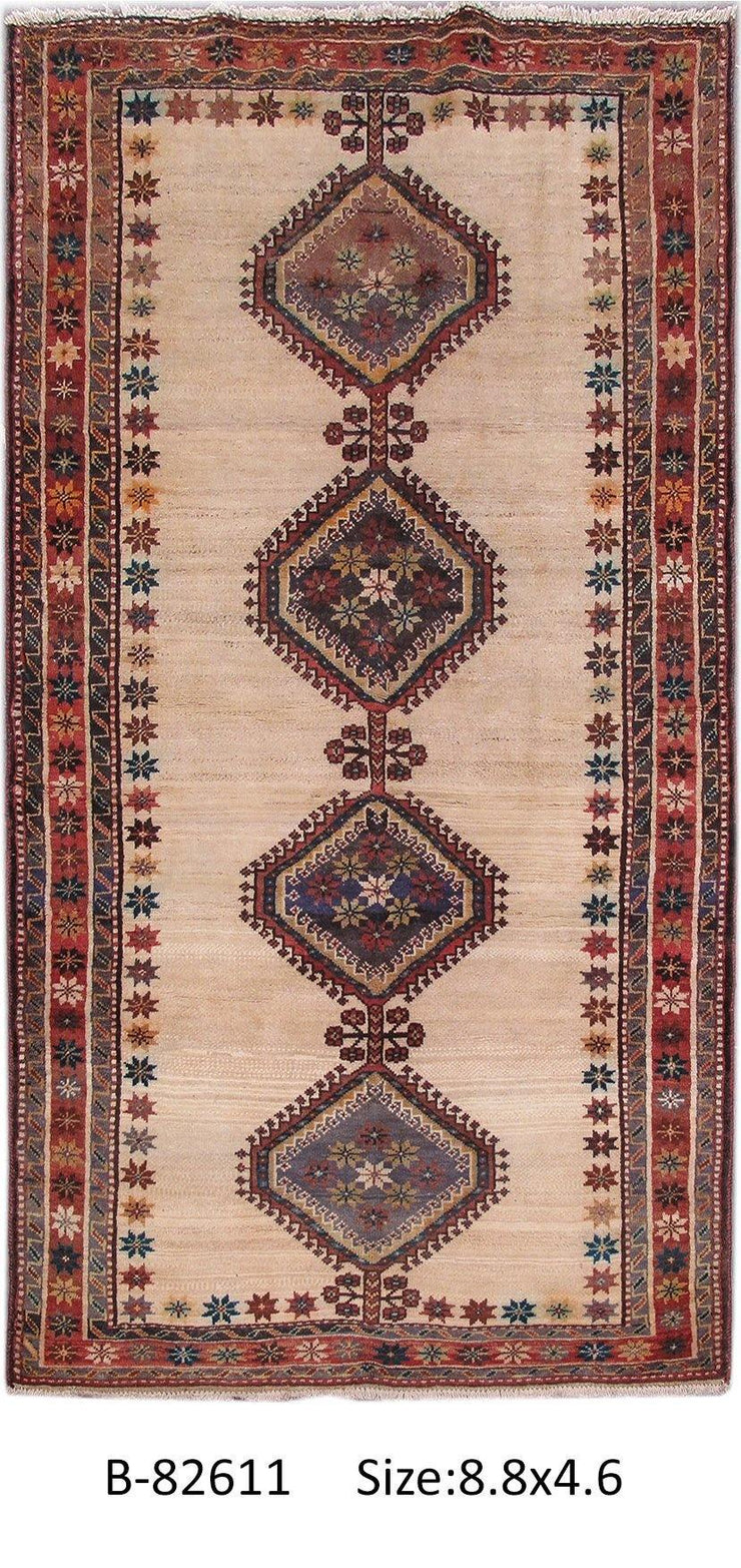 Luxurious 5x7 Authentic Hand-knotted Persian Hamadan Rug - Iran - bestrugplace