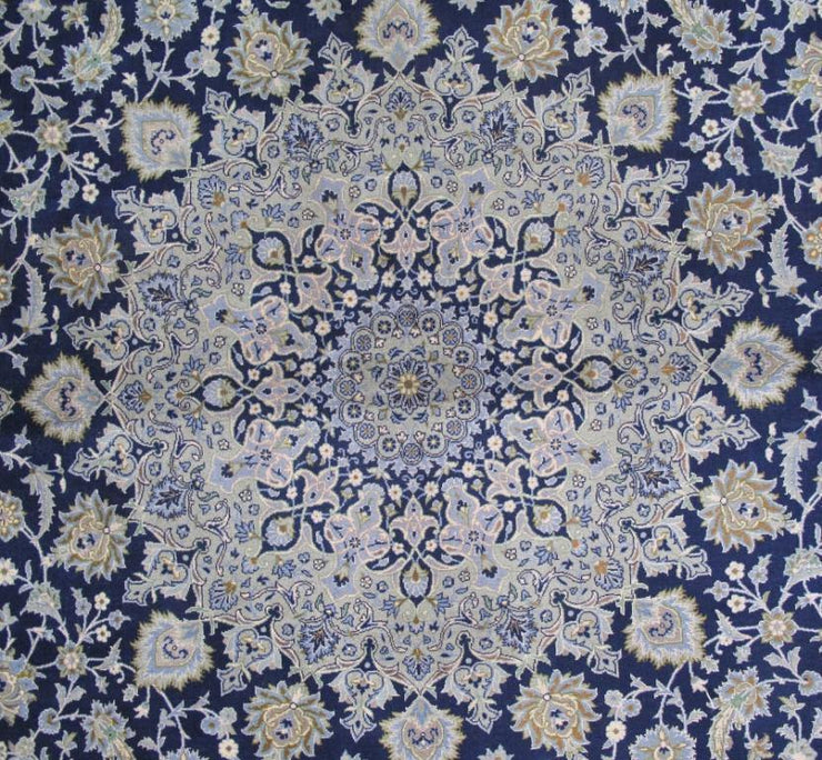 10x14 Authentic Hand-knotted Persian Signed Kashan Rug - Iran - bestrugplace