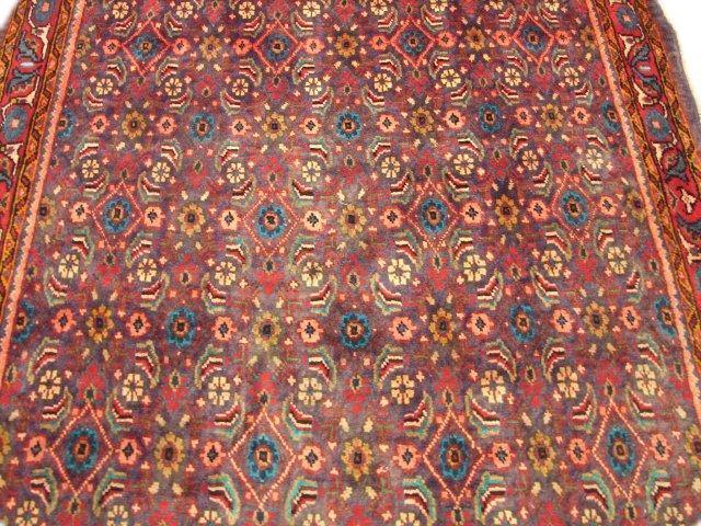 4x10 Authentic Handmade Persian Hamadan Rug-Iran - bestrugplace