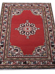 2' x 3' Red Persian Hamadan Rug