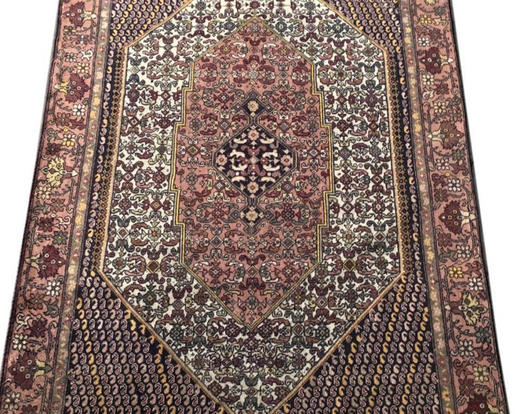 4x7 Authentic Hand-knotted Persian Hamadan Rug - Iran - bestrugplace