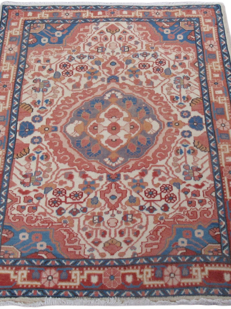 3' x 3' Ivory Persian Jozan Rug