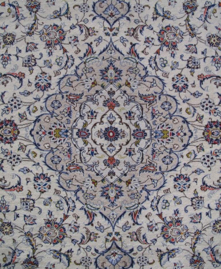 8x12 Authentic Hand-knotted Persian Signed Kashan Rug - Iran - bestrugplace