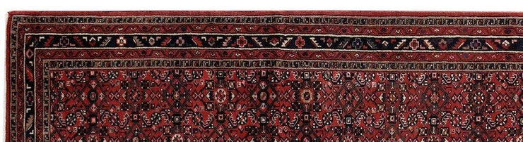 4x15 Authentic Hand Knotted Persian Hamadan Rug - Iran - bestrugplace