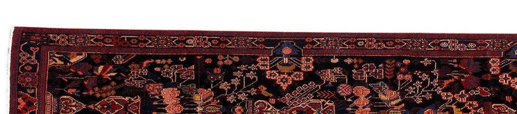 4x16 Authentic Hand Knotted Persian Hamadan Rug - Iran - bestrugplace