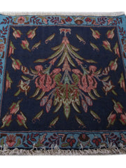 2' x 3' Navy Blue Persian Sirjan Rug