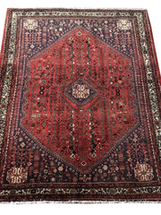 5x7 Authentic Hand-knotted Persian Abadeh Rug - Iran - bestrugplace