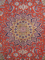 10x13 Authentic Hand-knotted Persian Signed Sarouk Rug - Iran - bestrugplace