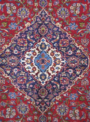 SIGNED Authentic Hand-knotted Persian Kashan Rug PERFECT - Iran 81373 - bestrugplace