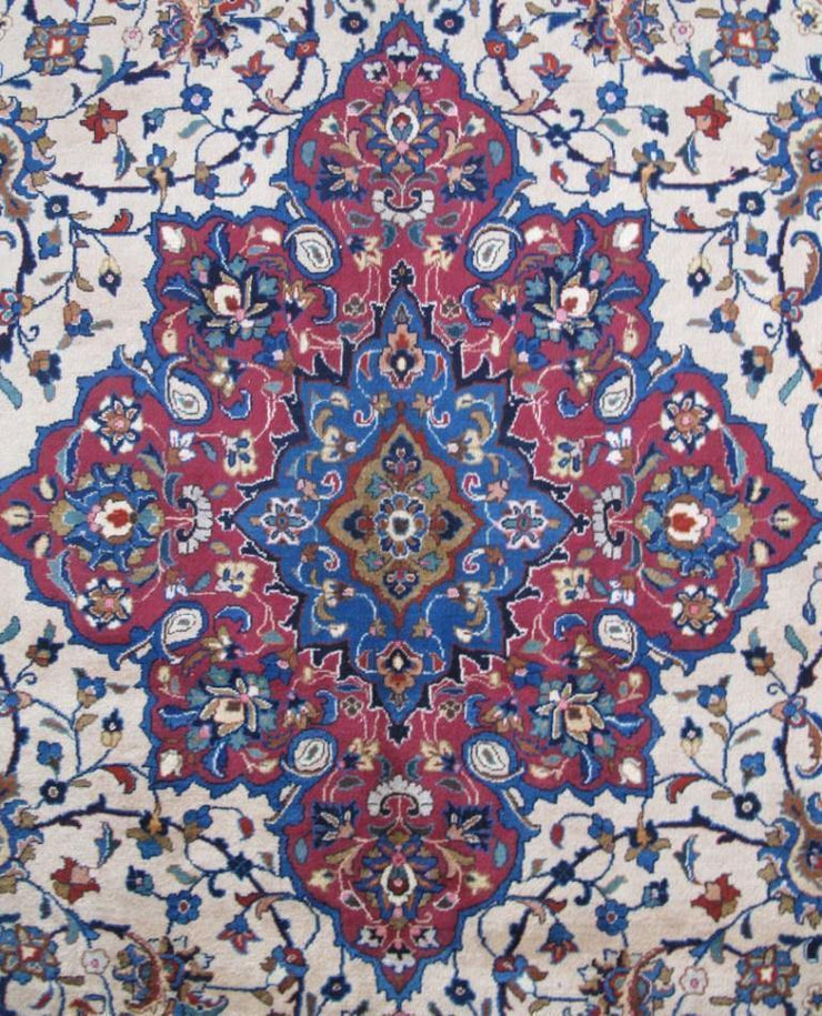 10x13 Authentic Hand-knotted Persian Signed Kashmar Rug - Iran - bestrugplace