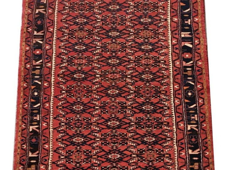 3x18 Authentic Hand-knotted Persian Hamadan Rug - Iran - bestrugplace