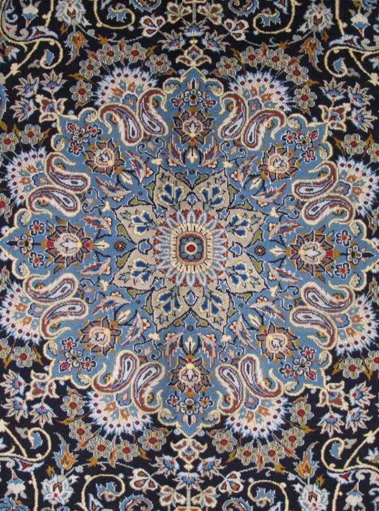 11x14 Authentic Hand-knotted Persian Signed Kashan Rug - Iran - bestrugplace