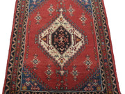 2' x 3' Red Persian Hamadan Rug