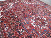 10x13 Authentic Hand-knotted Persian Heriz Rug - Iran - bestrugplace