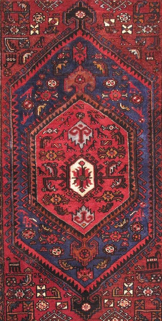 Luxurious 4x7 Authentic Hand-knotted Persian Hamadan Rug - Iran - bestrugplace