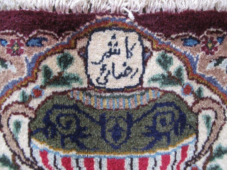 10x13 Authentic Hand-knotted Persian Signed Kashmar Rug - Iran - bestrugplace