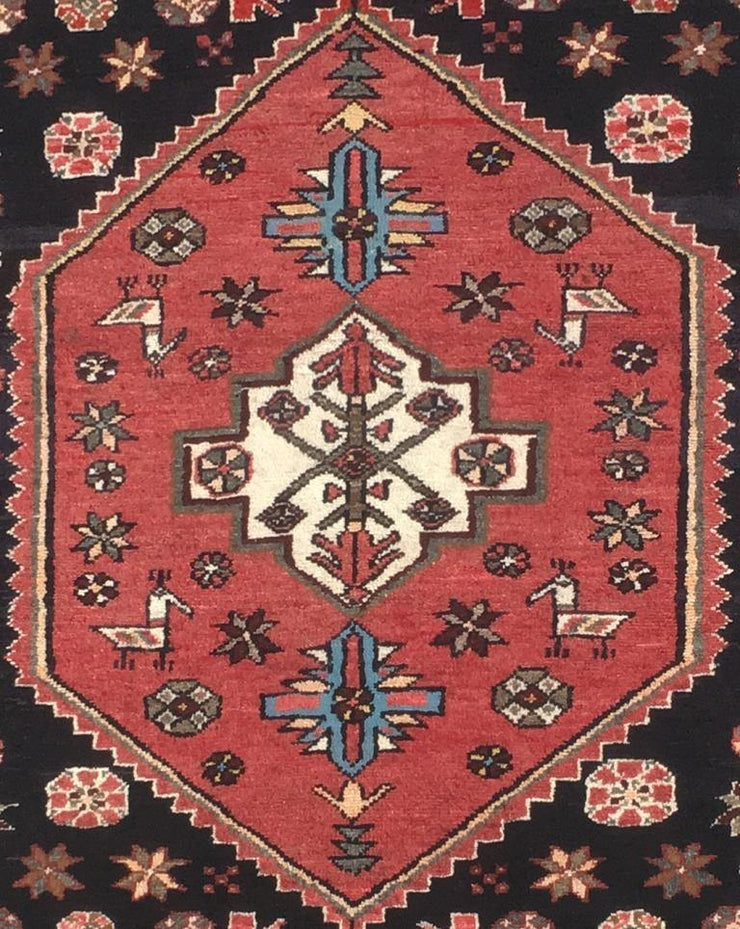 5x7 Authentic Hand-knotted Persian Hamadan Rug - Iran - bestrugplace