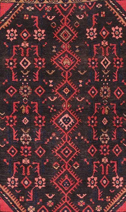 Luxurious 4x6 Authentic Hand-knotted Persian Hamadan Rug - Iran - bestrugplace