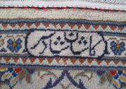 7x10 Authentic Hand-knotted Persian Signed Kashan Rug - Iran - bestrugplace