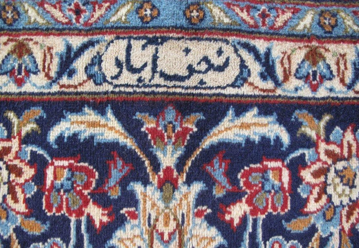 10x15 Authentic Hand-knotted Persian Signed Isfahan Rug - Iran - bestrugplace