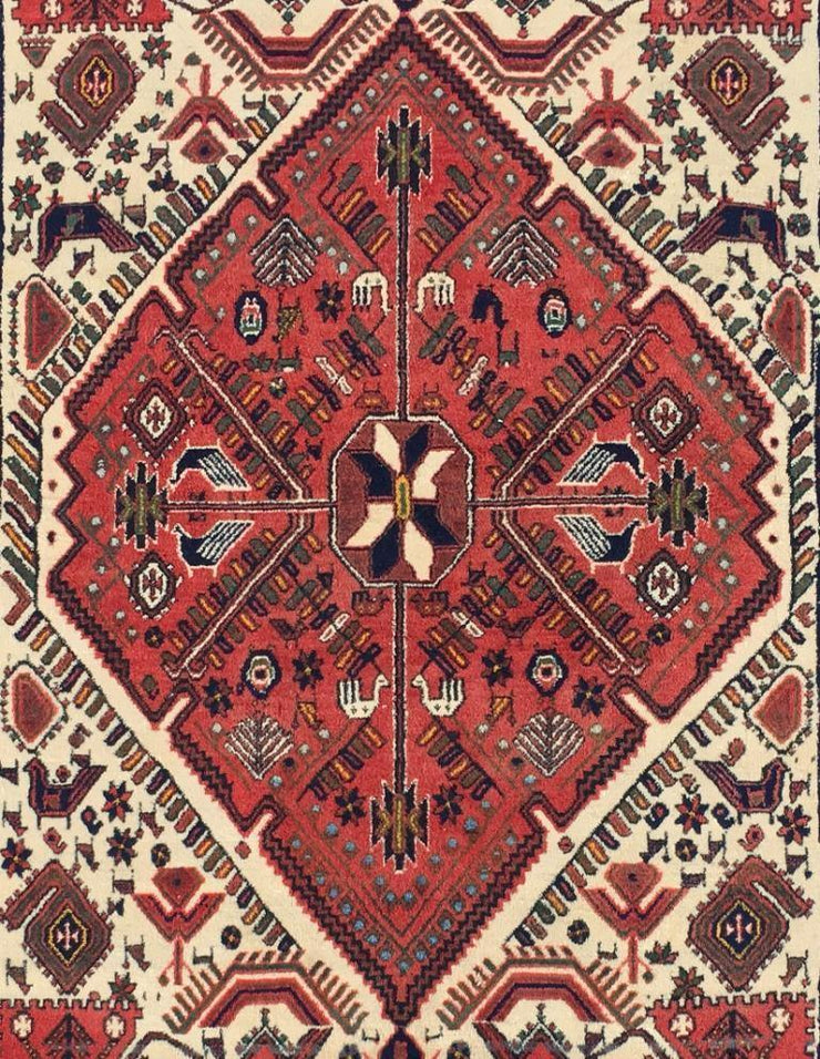 4x6 Authentic Hand-knotted Persian Shahrbabak Rug - Iran - bestrugplace