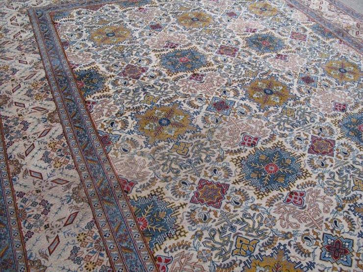 9x13 Authentic Hand-knotted Persian Kashan Rug - Iran - bestrugplace