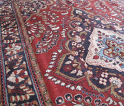 7x11 Authentic Hand-knotted Persian Hamadan Rug - Iran - bestrugplace