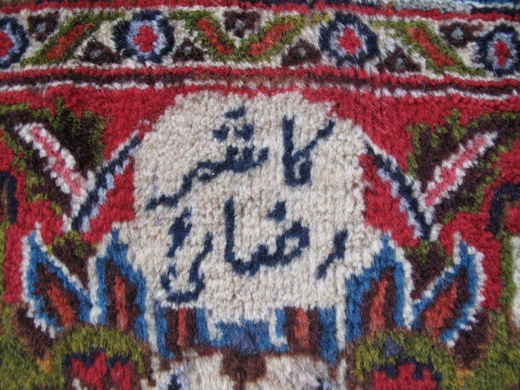 10x13 Authentic Hand-knotted Persian Signed Kashmar Rug - Iran - bestrugplace