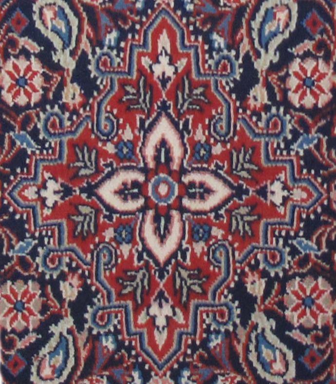 2x2 Authentic Hand-knotted Persian Hamadan Rug - Iran - bestrugplace