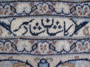 WHITE SIGNED 10x13 ersian Signed Kashan Rug - Iran 82198 - bestrugplace