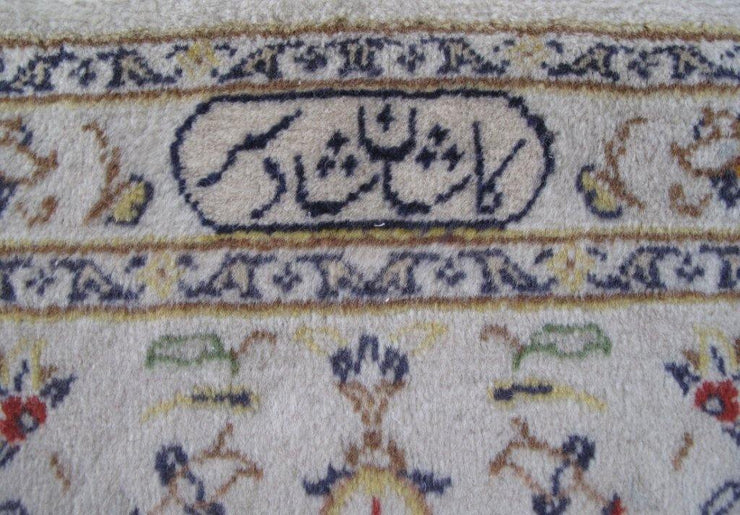 7x10 Authentic Hand-knotted Persian Signed Kashan Rug - Iran - bestrugplace