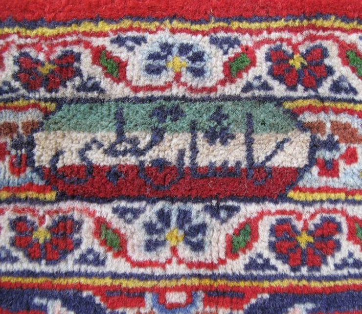 8x12 Authentic Hand-knotted Persian Signed Kashan Rug - Iran - bestrugplace