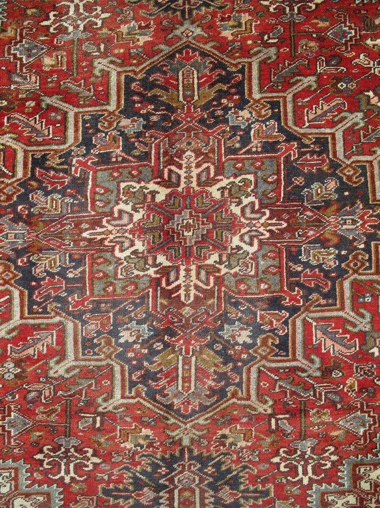 Luxurious 9x12 Authentic Hand-knotted Persian Heriz Rug - Iran - bestrugplace