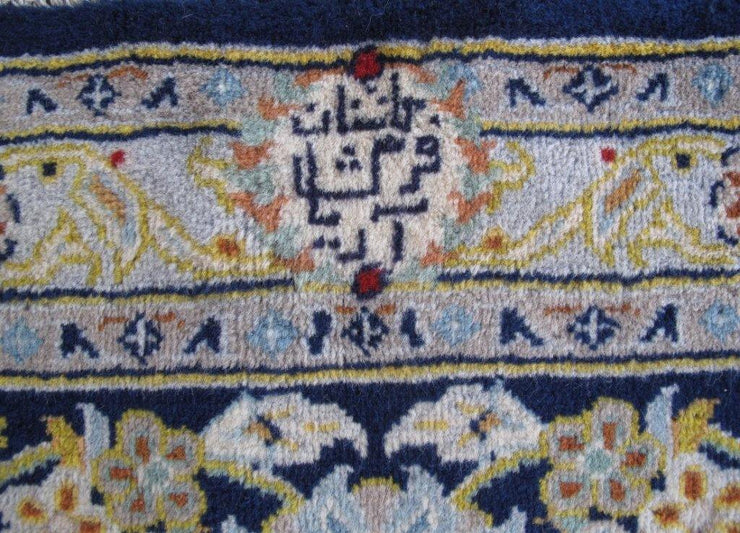 9x13 Authentic Hand-knotted Persian Signed Kashan Rug - Iran - bestrugplace