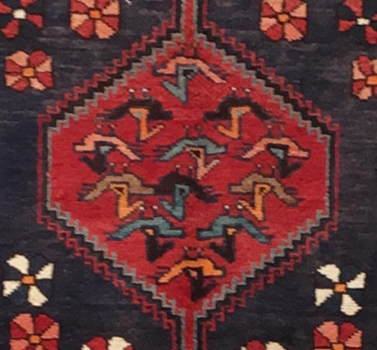 5x10 Authentic Hand-knotted Persian Hamadan Rug - Iran - bestrugplace