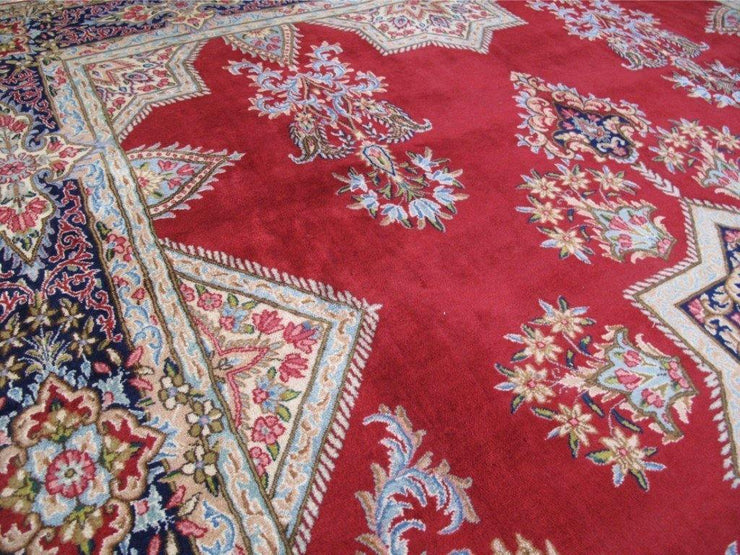 10x14 Authentic Hand-knotted Persian Kerman Rug - Iran - bestrugplace