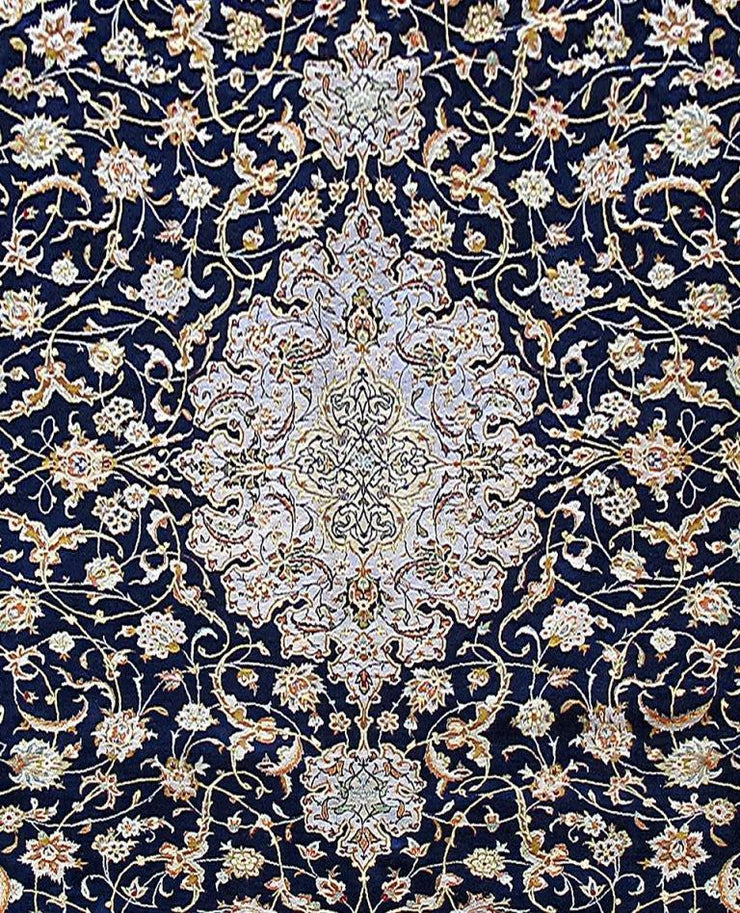 10x13 Authentic Hand Knotted Persian Kashan Rug - Iran - bestrugplace