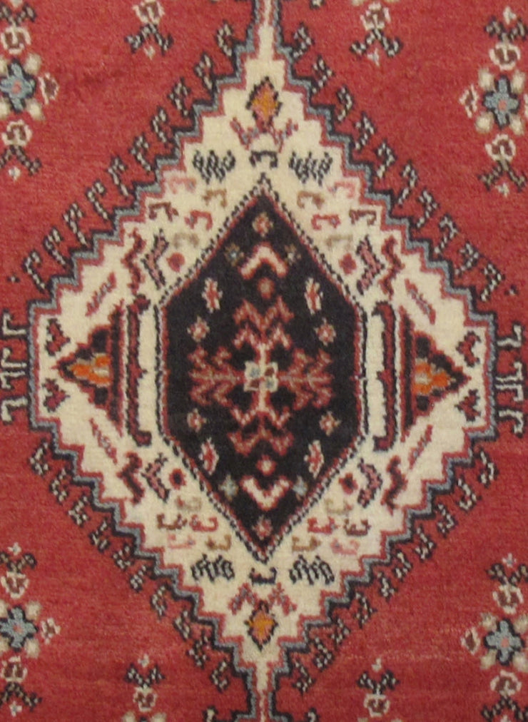 2' x 3' Red Persian Hamadan Rug