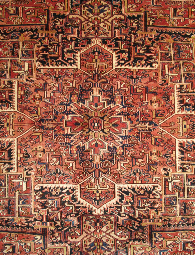 Luxurious 11x14 Authentic Hand-knotted Persian Heriz Rug - Iran - bestrugplace