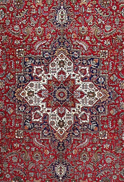 10x13 Authentic Hand Knotted Persian Tabriz Rug - Iran - bestrugplace