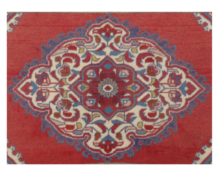 3' x 2' Red Persian Roodbar Rug