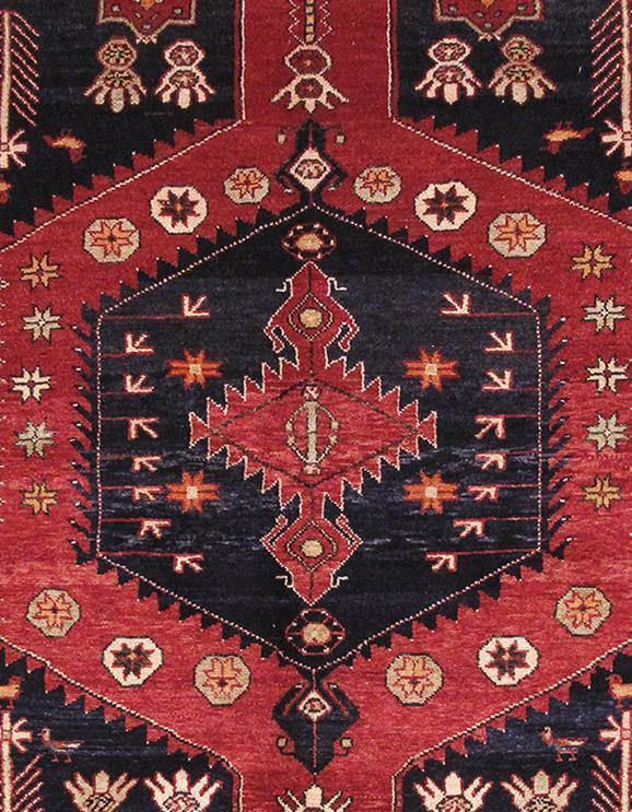 Luxurious 4x7 Authentic Hand-knotted Persian Zanjan Rug - Iran - bestrugplace