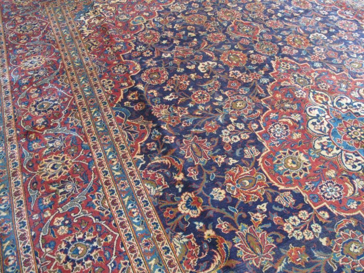 10x14 Authentic Hand-knotted Persian Kashan Rug - Iran - bestrugplace