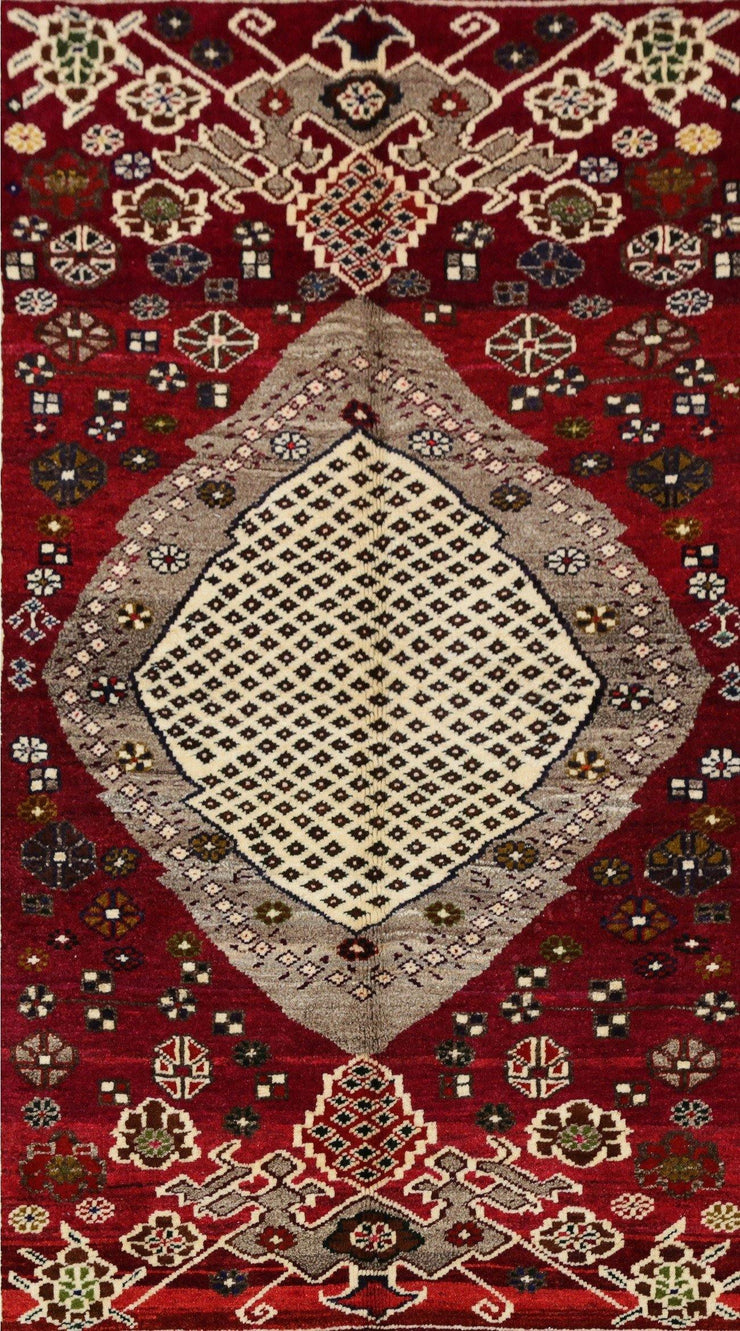 Luxurious 4x6 Authentic Hand-knotted Persian Hamadan Rug - Iran - bestrugplace