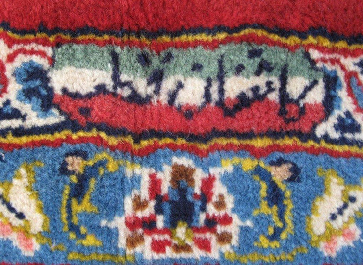 10x14 Authentic Hand-knotted Persian Signed Kashan Rug Seen at SHARK TANK - Iran 81331 - bestrugplace