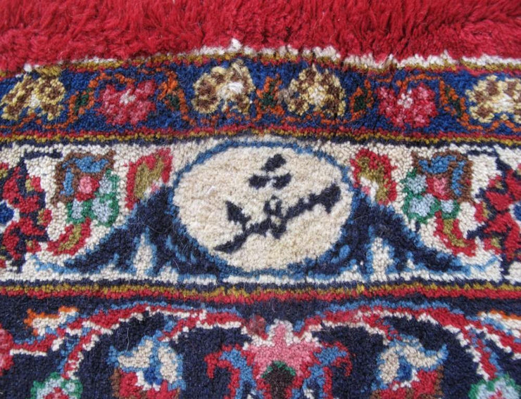 10x13 Authentic Hand-knotted Persian Signed Kashan Rug - Iran - bestrugplace