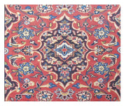 3' x 4' Red Orange Persian Kashan Rug