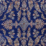 SIGNED 11x16 NAVY BLUE Authentic Persian Kashan Rug PERFECT QUALITY- Iran 80162 - bestrugplace