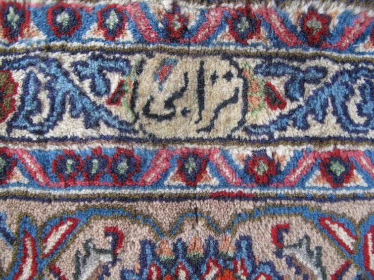 10x14 Authentic Hand-knotted Persian Signed Mashad Rug - Iran - bestrugplace